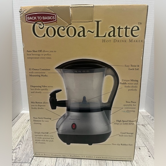 back to basics Kitchen Basic To Basic Cocoa Latte Hot Drink Maker